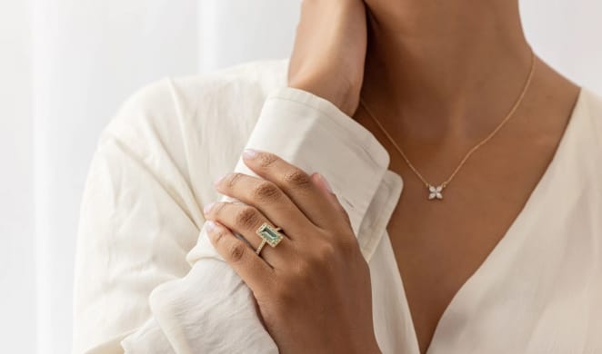 Luxury product display for an ecommerce website showcasing premium goods and elegant branding.